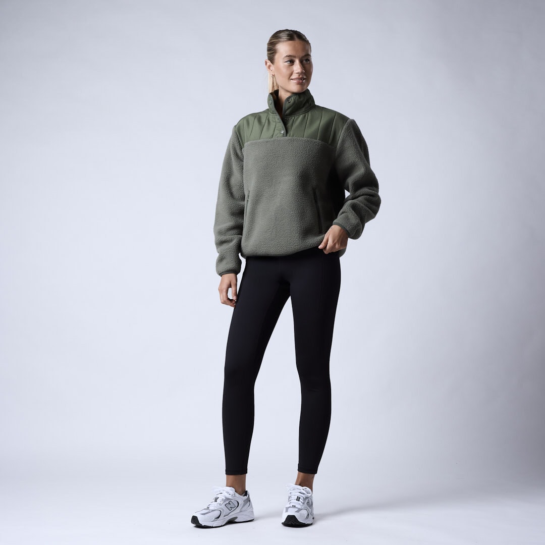 Jessie pile fleece Moss green