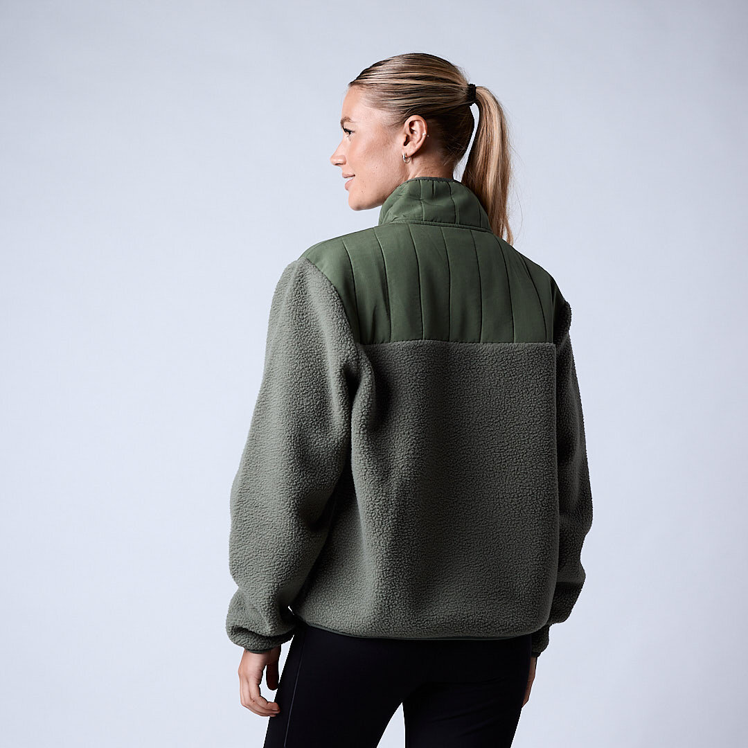 Jessie pile fleece Moss green