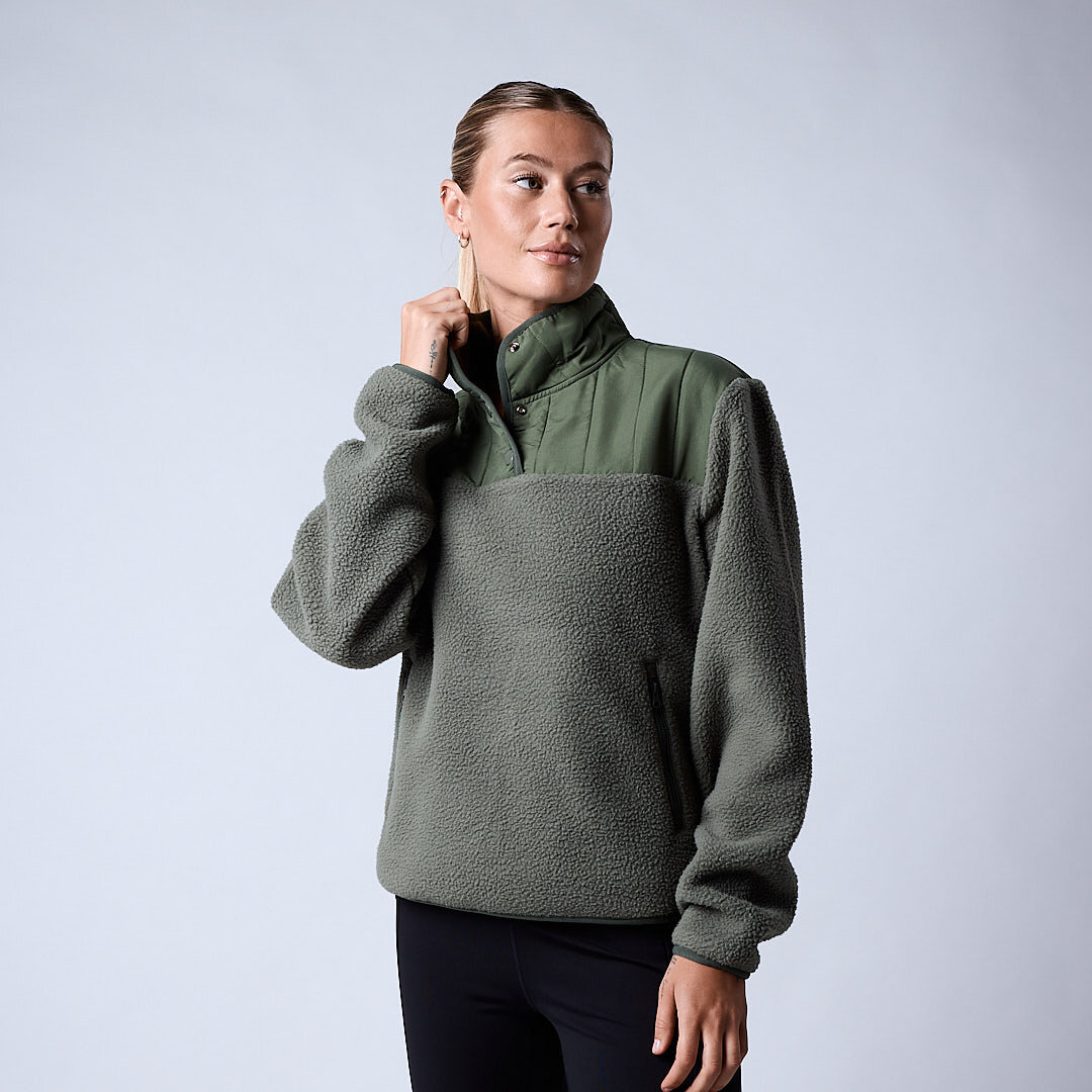 Jessie pile fleece Moss green