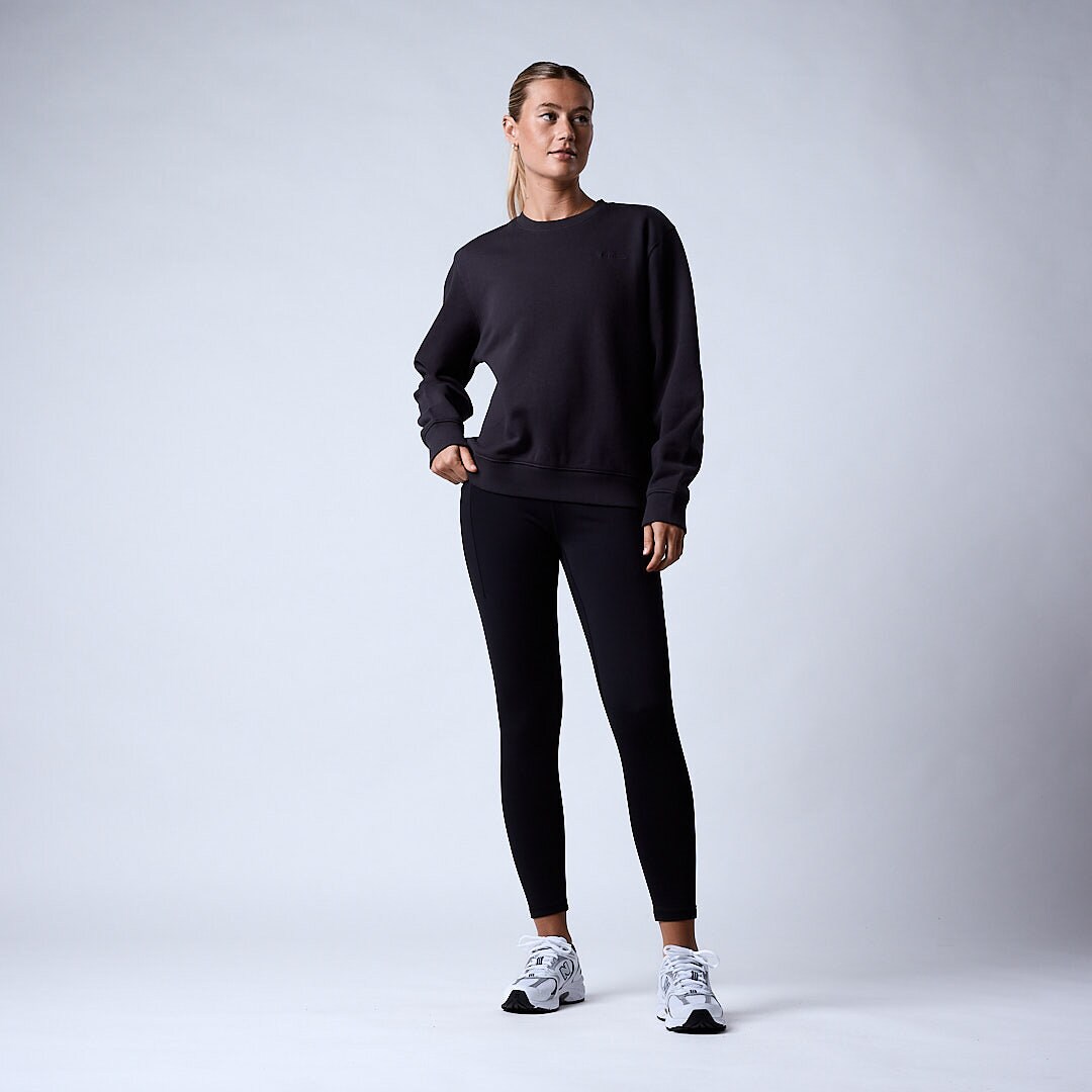 Warm pocket tights Black