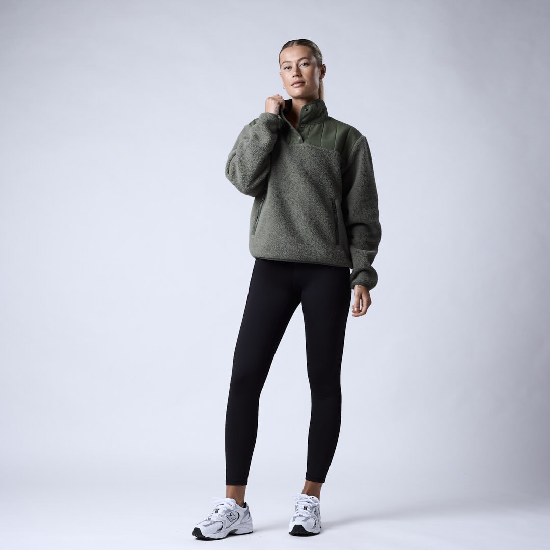Warm pocket tights Black