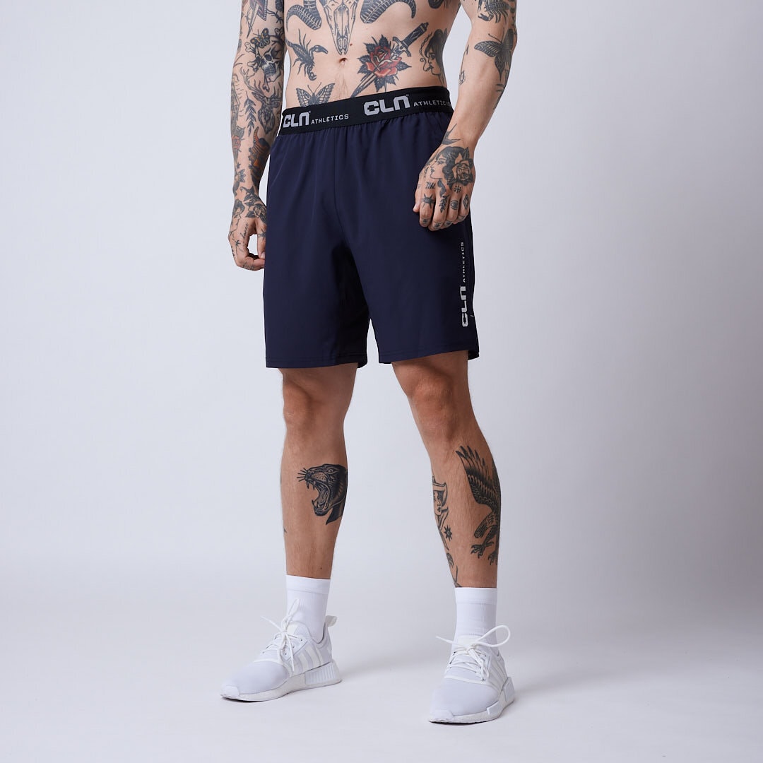 Dino stretch shorts Night blue