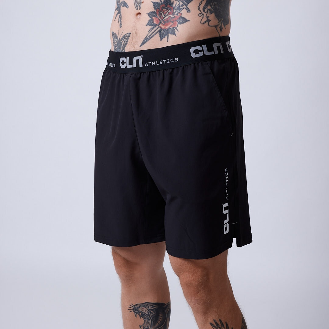 Dino stretch shorts Black
