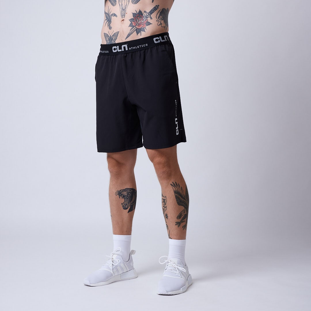 Dino stretch shorts Black