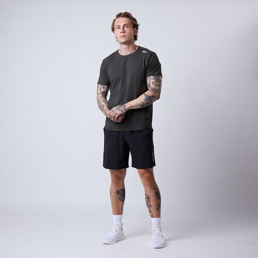Dino stretch shorts Black