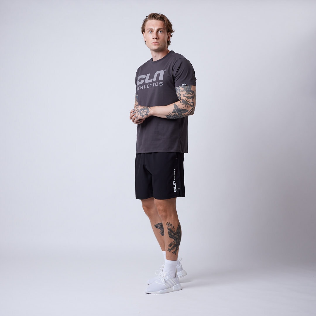 Dino stretch shorts Black