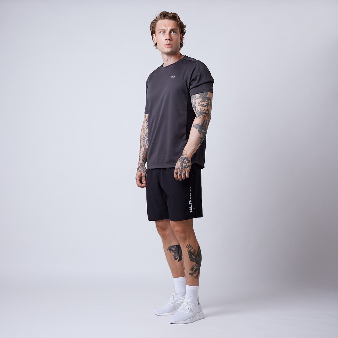 Dino stretch shorts Black