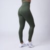 Luma ribbed seamless tights Moss green