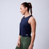 Lunar cropped tank Night blue