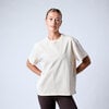 Core relaxed t-shirt print Wmn Cream white
